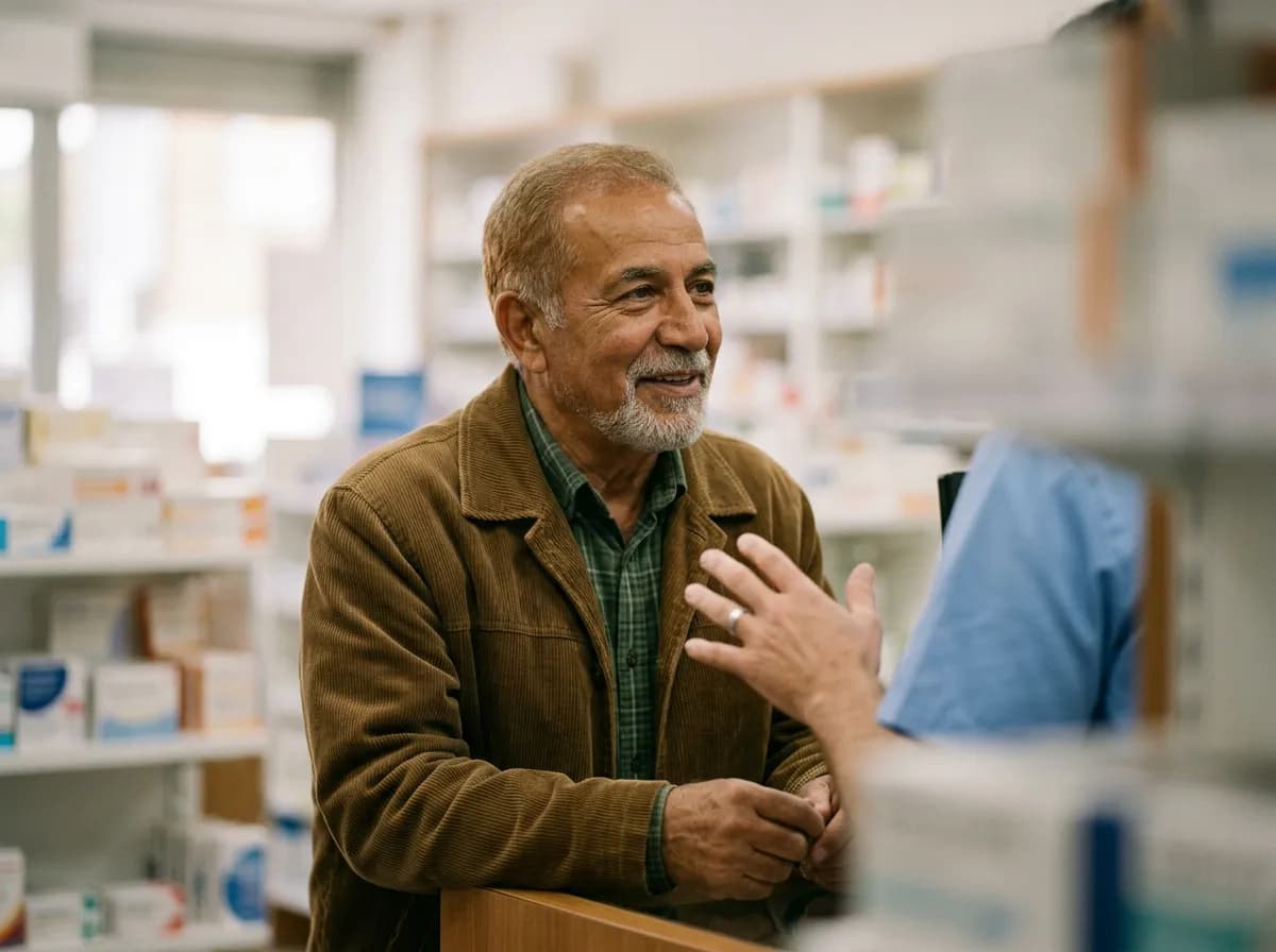 Cleveland Pharmacy pharmacist consulting with a patient